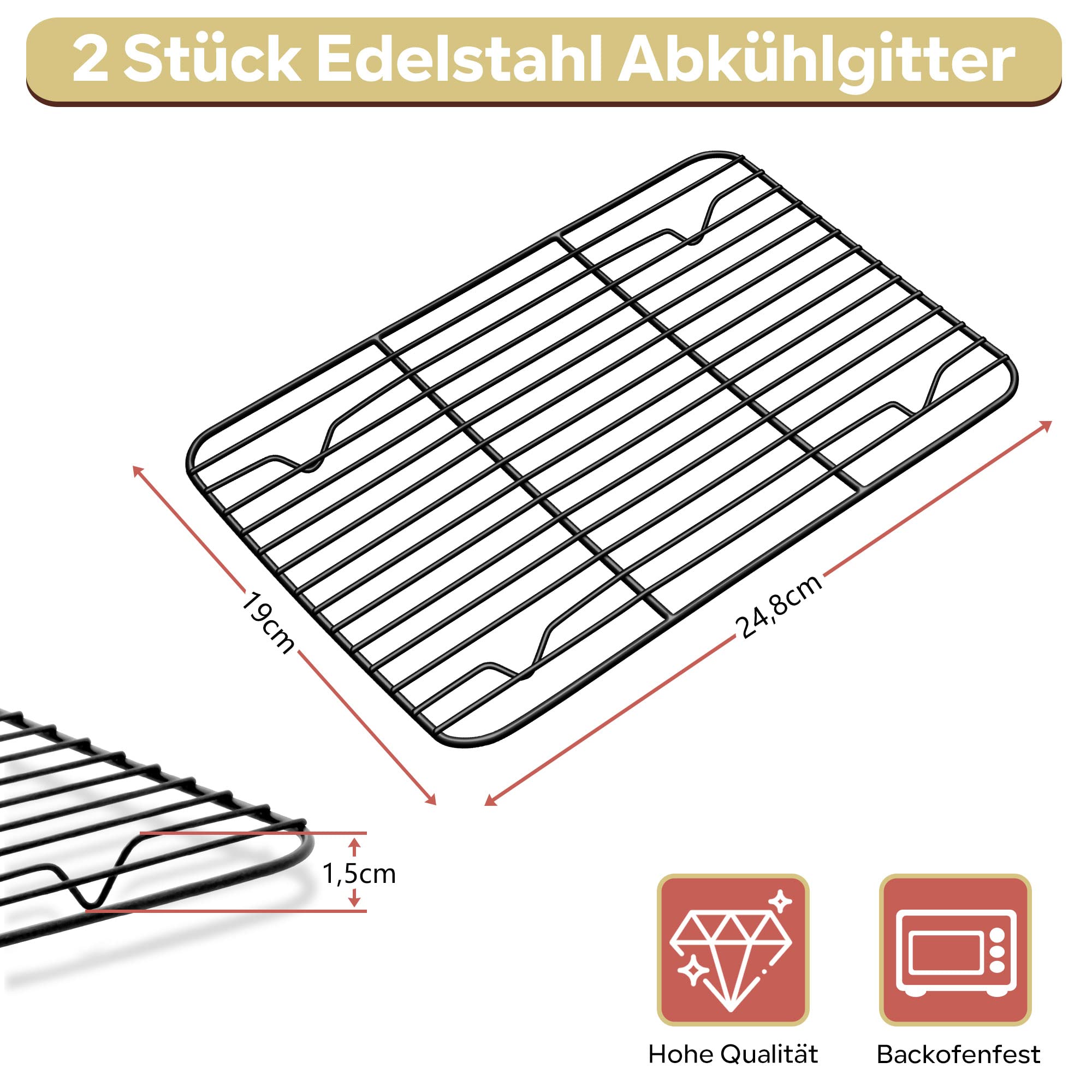 homikit-bakeware-abk-hlgitter-2er-set-24-8-cm-antihaft image 2