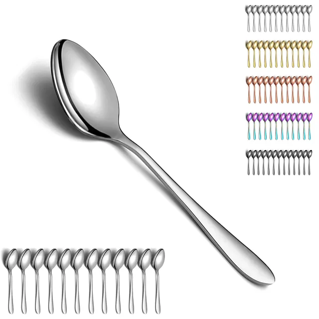 berglander-spoon-suppenl-ffel-edelstahl-12-st-ck-silber image 1