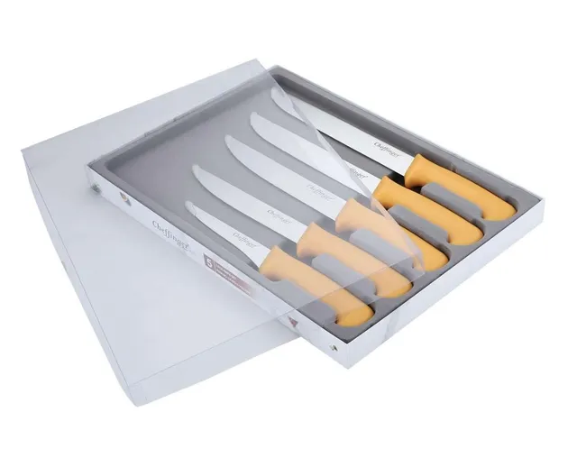 cheffinger-cf-bg11-k-chenmesser-gelb-edelstahl image 1