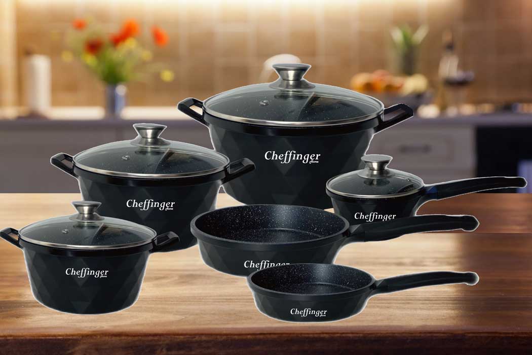 cheffinger-cookware-cf-diac12-schmortopf-schwarz-aluguss image 2