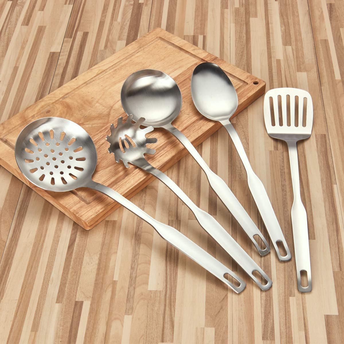 berglander-kitchen-utensils-k-chenhelfer-set-5tlg-matt-silber image 2