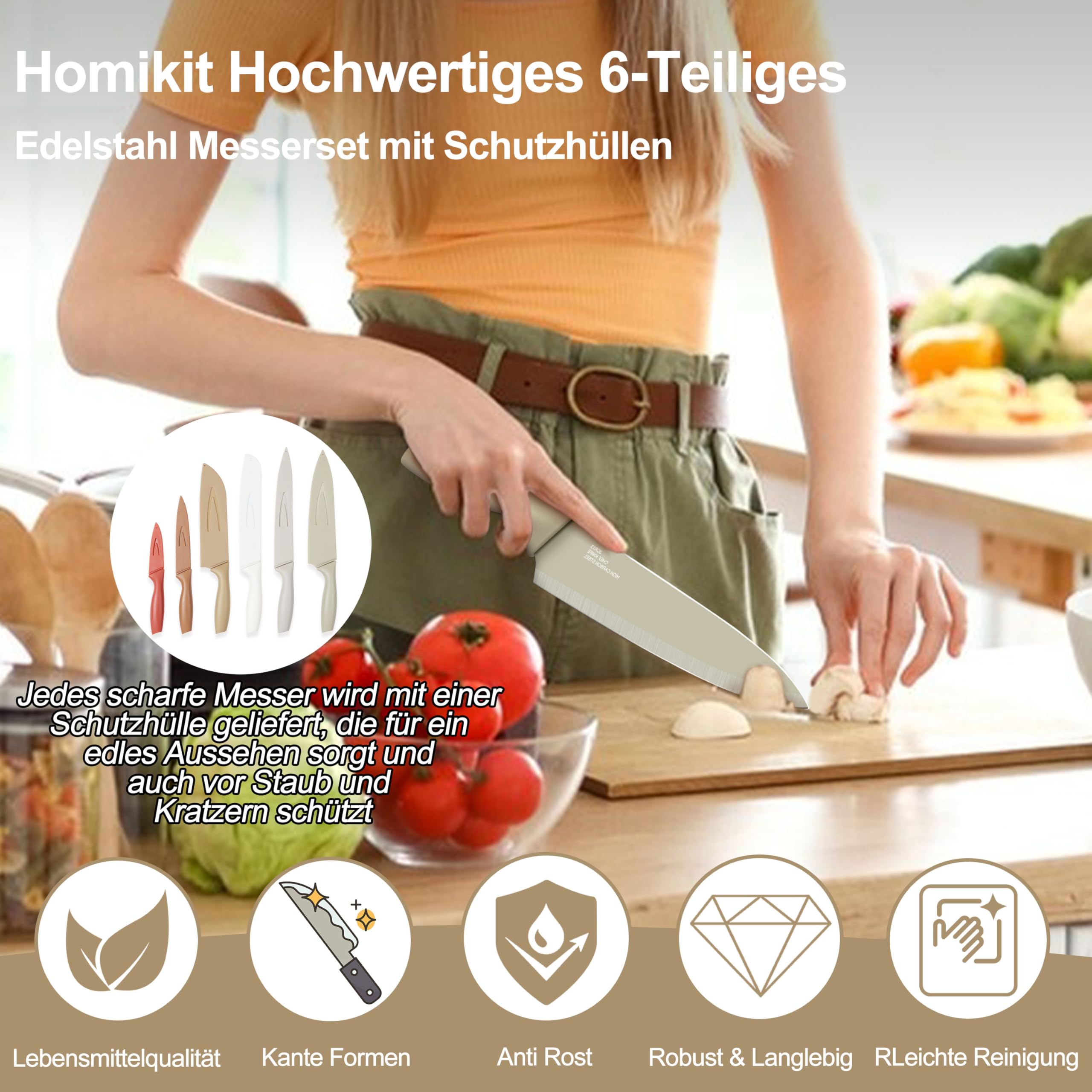 homikit-kitchen-gadgets-k-chenmesser-set-6tlg-bunt-edelstahl image 6