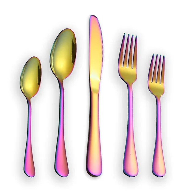 berglander-cutlery-set-besteckset-30-tlg-regenbogen-titan image 1
