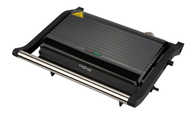 cheffinger-cf-pg01-tischgrill-elektro-plattengrill-schwarz image 1