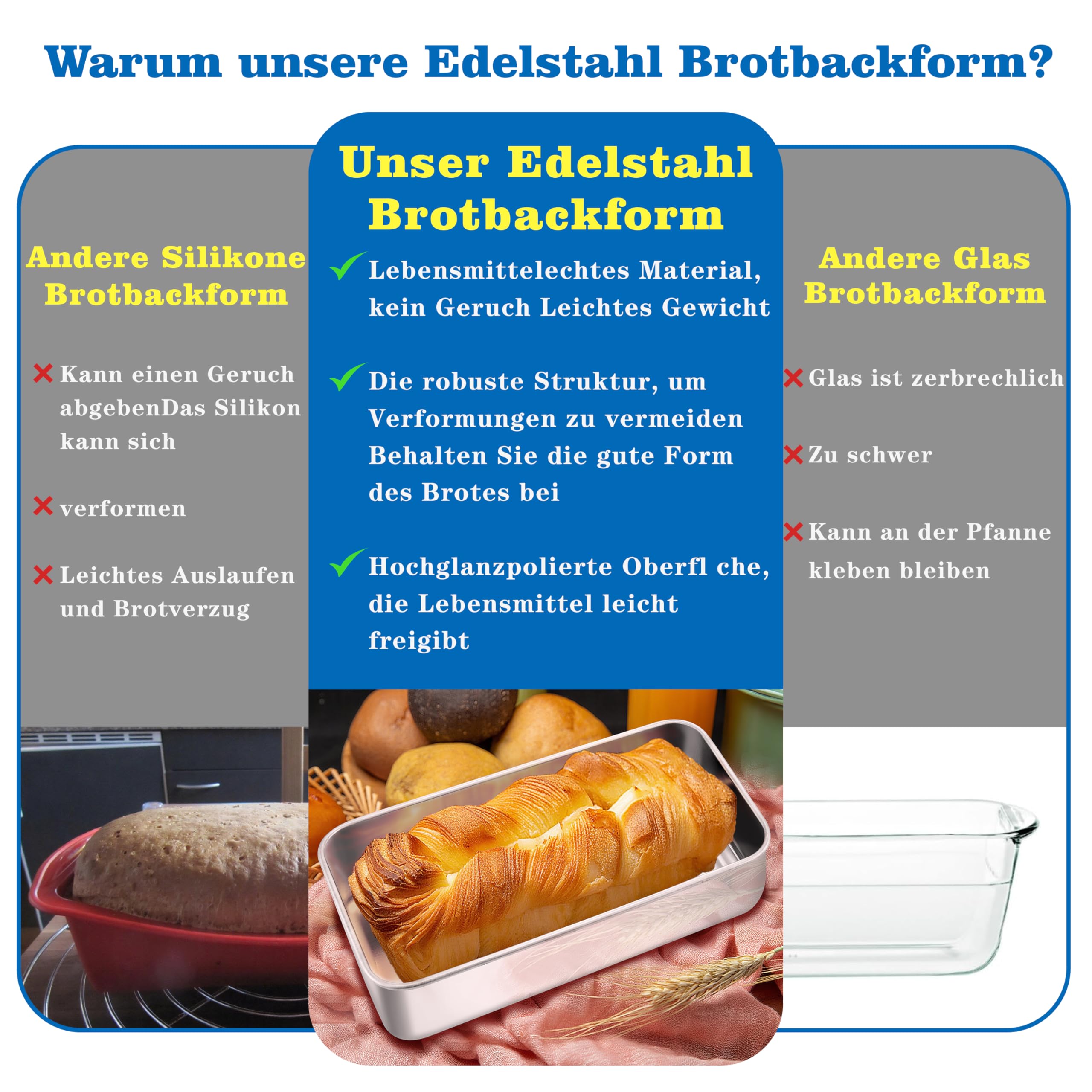 homikit-bakeware-kastenform-30-5cm-edelstahl-brotbackform image 5