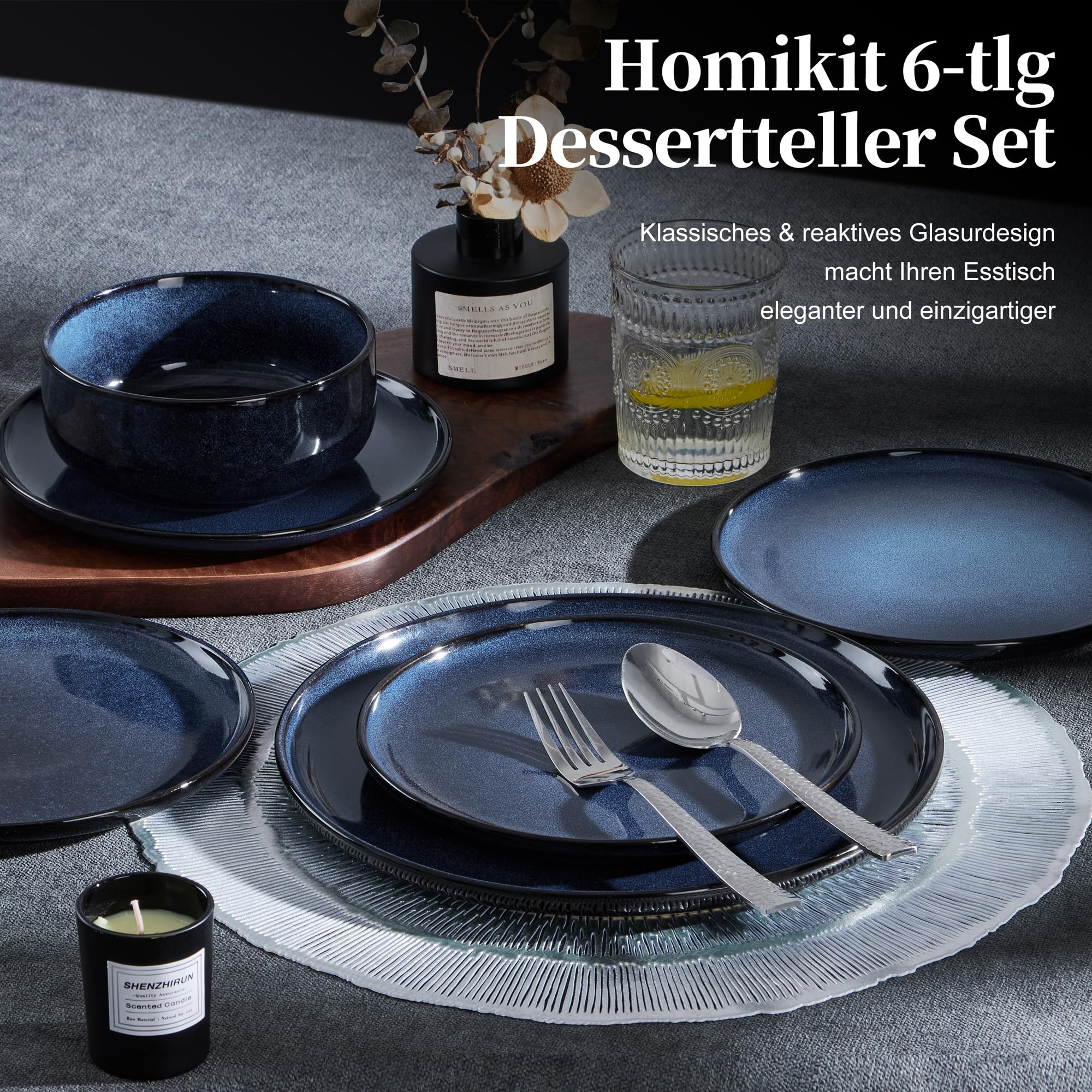 homikit-dinnerware-dessertteller-20-2cm-blau-6tlg-steinzeug image 4