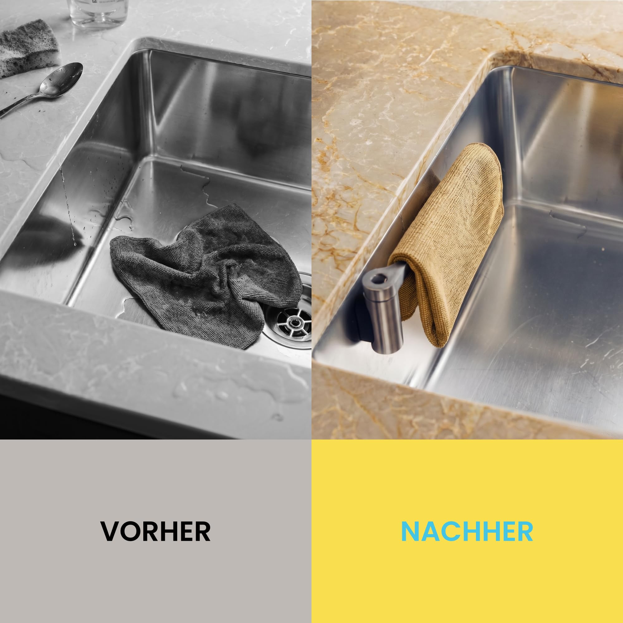 happy-sinks-magnetic-dishcloth-holder-geschirrtuchhalter-stahl image 7