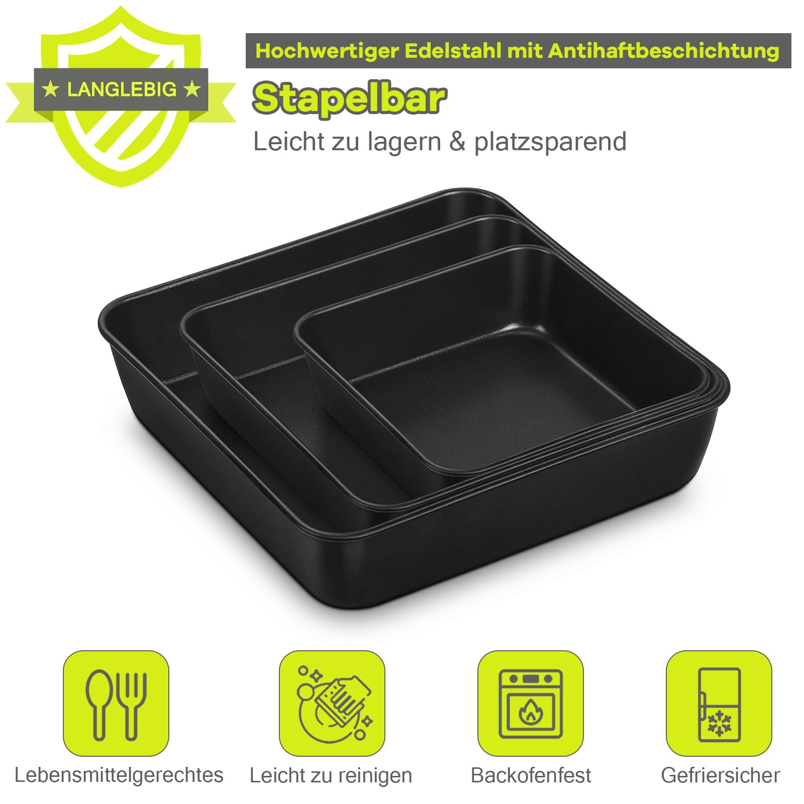 homikit-bakeware-auflaufform-3er-set-eckig-antihaftbeschichtet image 4