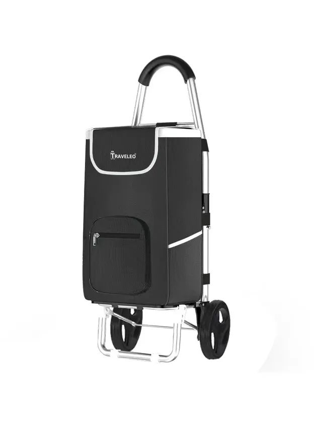 cheffinger-travel-cf-troll03-trolley-reisetasche-schwarz image 1