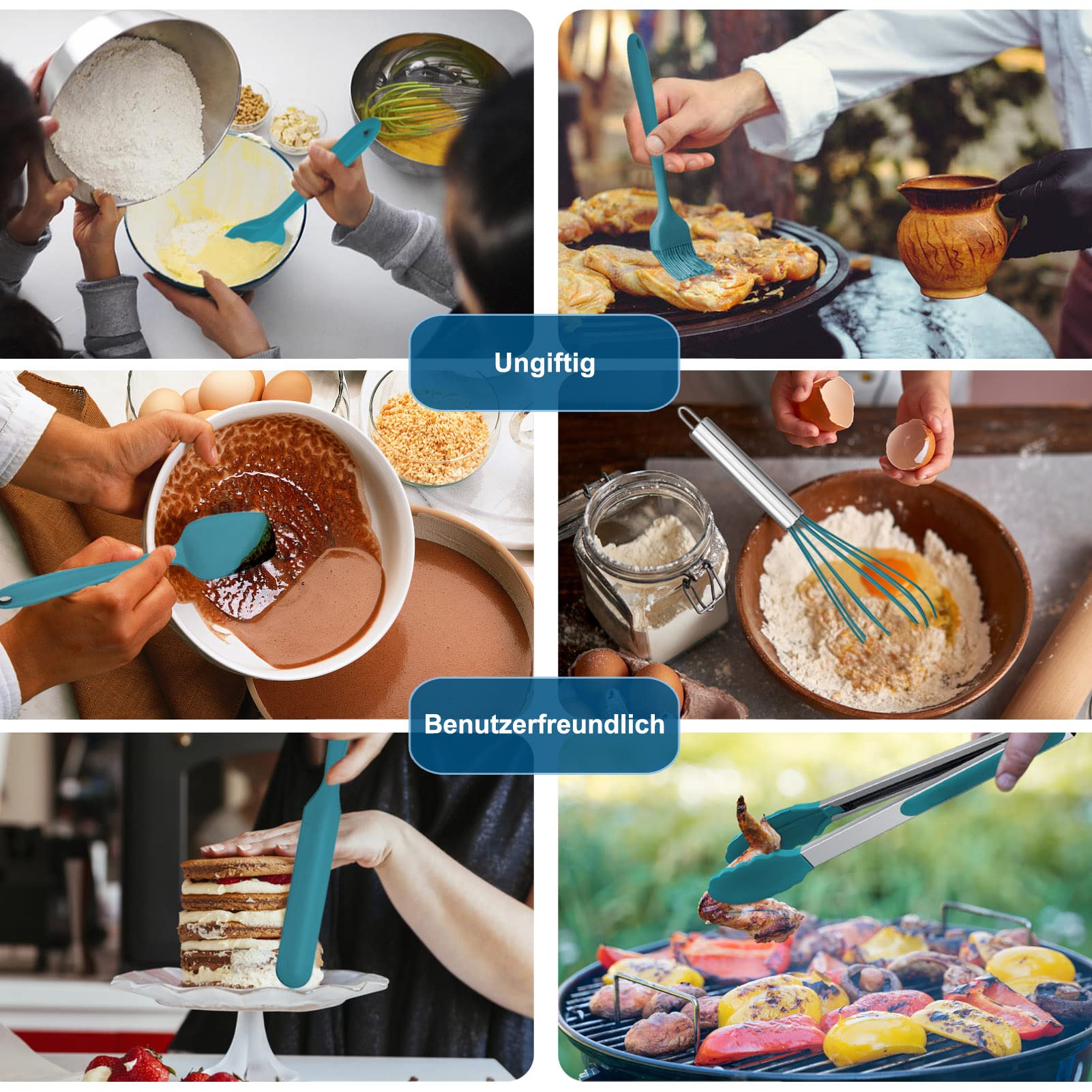 homikit-kitchen-gadgets-k-chenhelfer-set-17-teilig-blau-silikon image 6