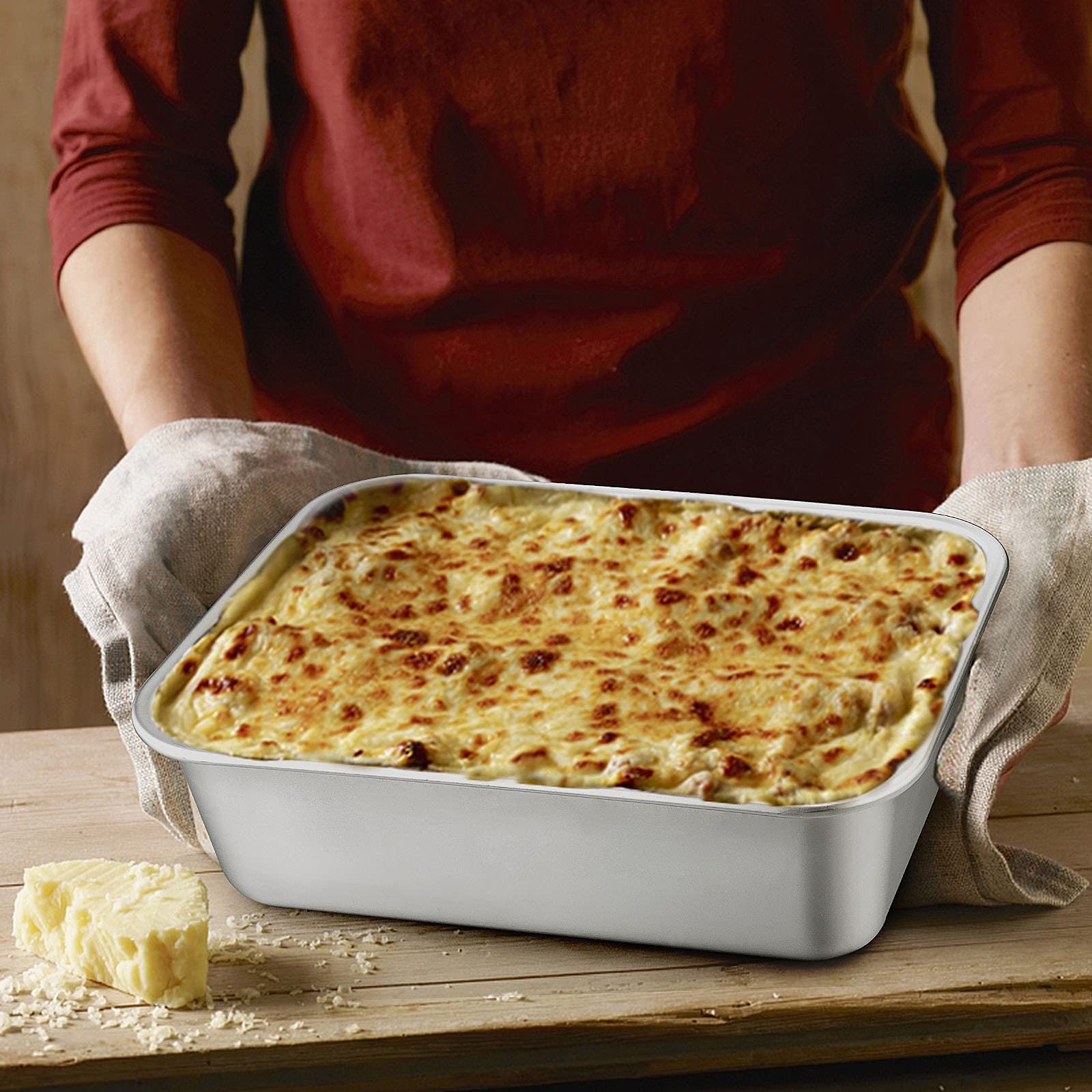 homikit-bakeware-auflaufform-set-2-teilig-edelstahl-32-5-27-cm image 5