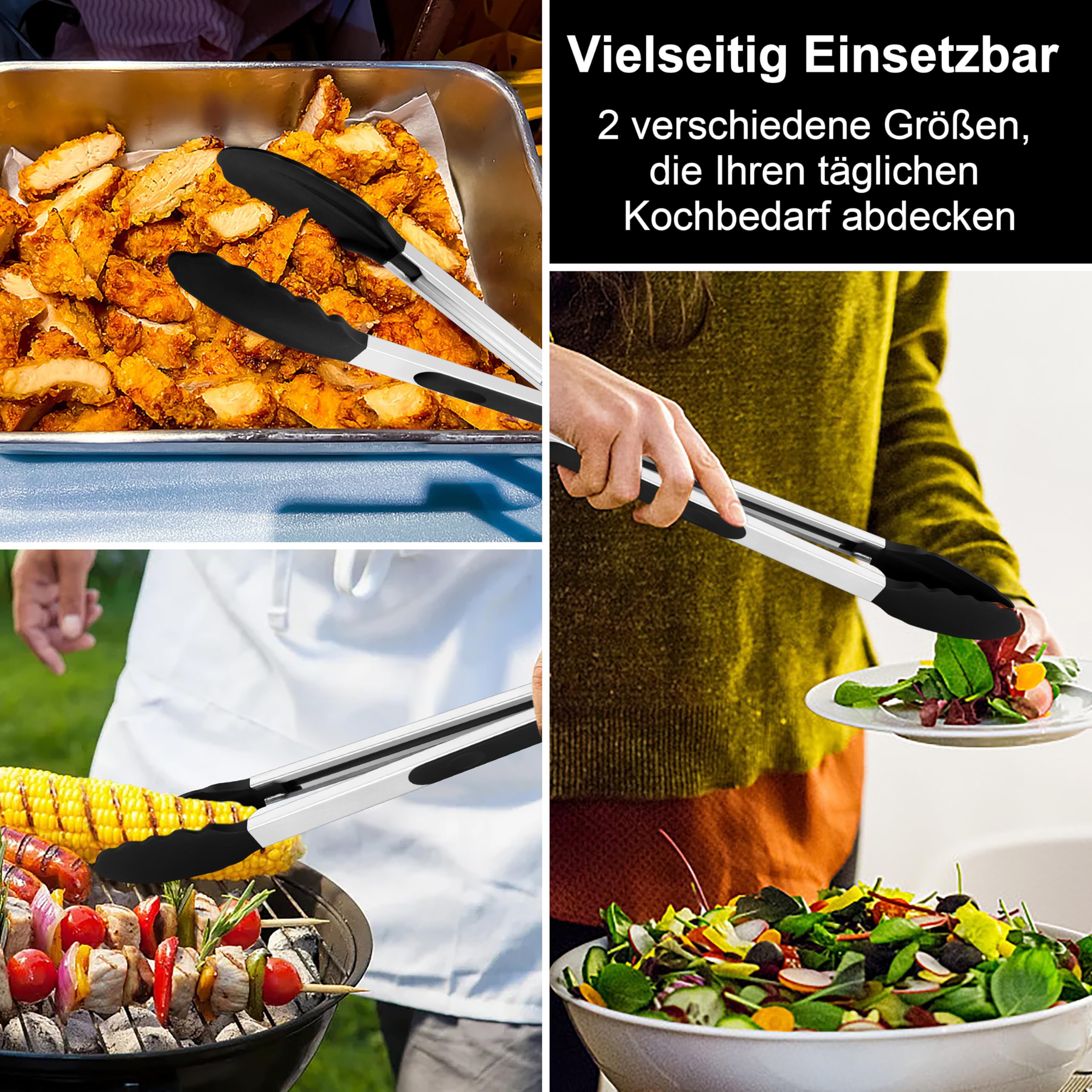 homikit-k-chenzange-edelstahl-grillzange-2er-set-schwarz-silikon image 7