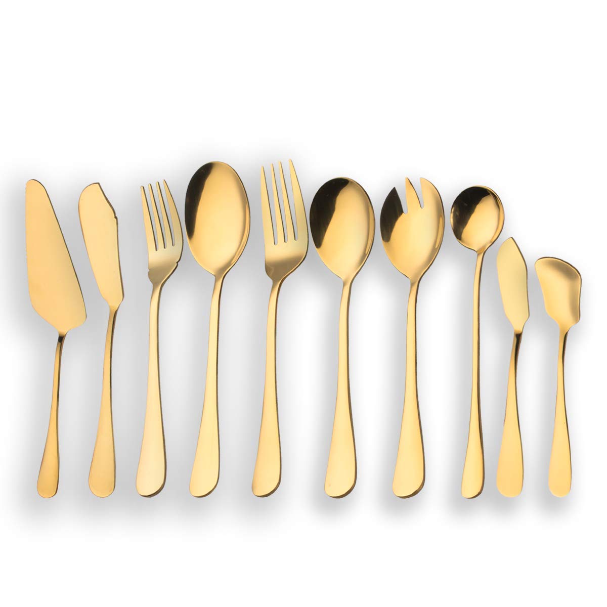 berglander-servierbesteck-gold-10tlg-edelstahl-vorlegebesteck image 1