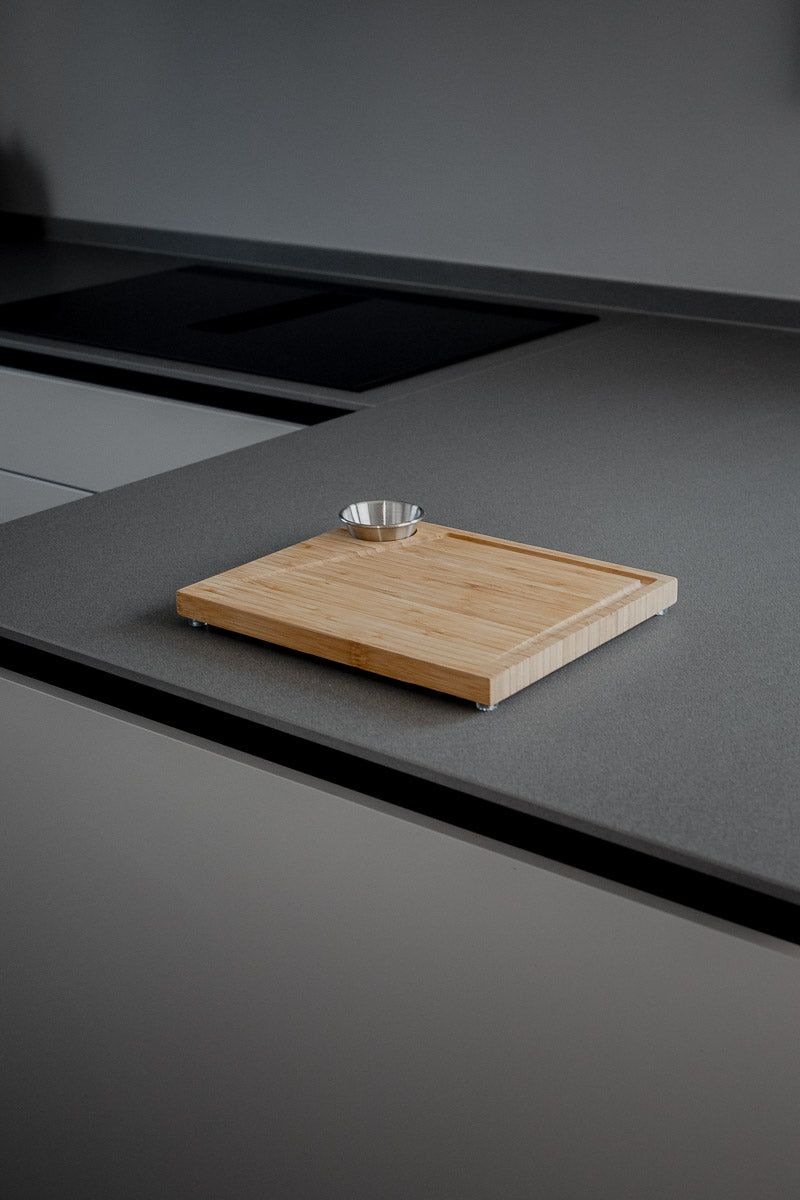 cleenbo-steakboard-bamboo-steakbrett-mit-schale image 2