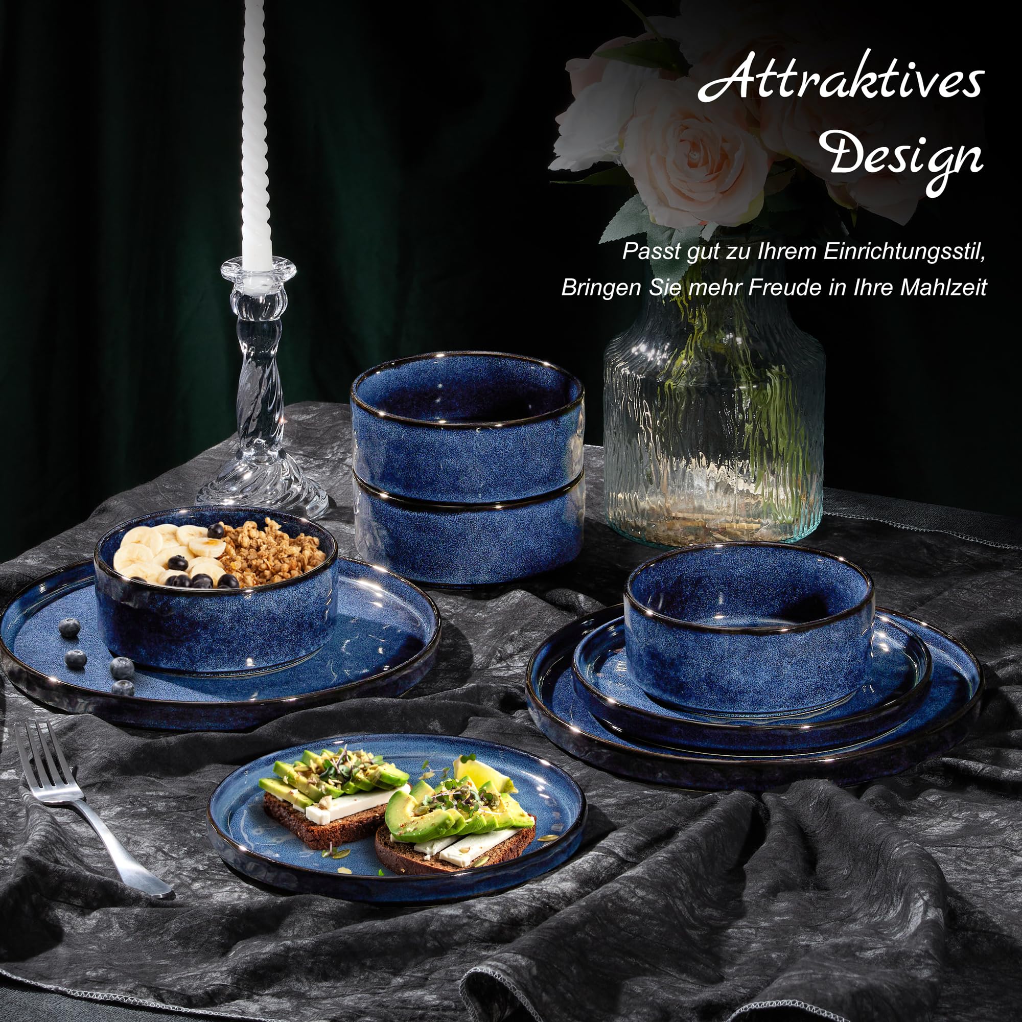 homikit-dinnerware-geschirrset-12-teilig-edelblau-steinzeug image 5