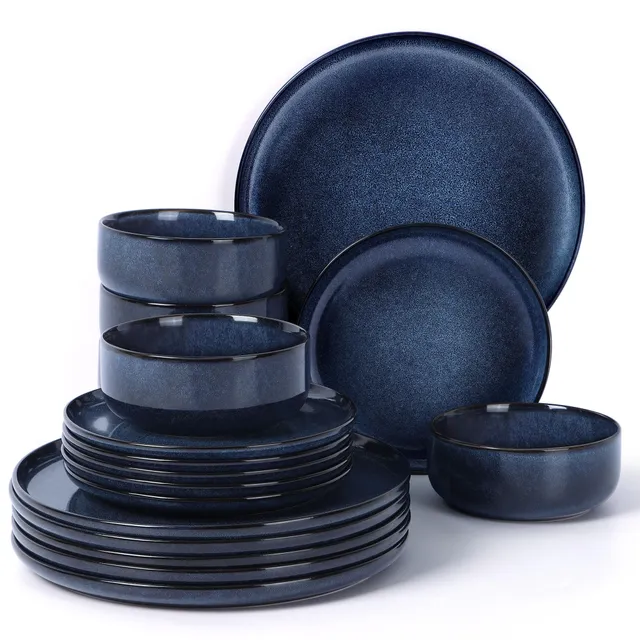 homikit-dinnerware-geschirrset-18tlg-universum-blau-steinzeug image 1