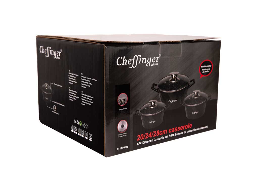 cheffinger-cookware-cf-diac03-kochtopf-schwarz image 8