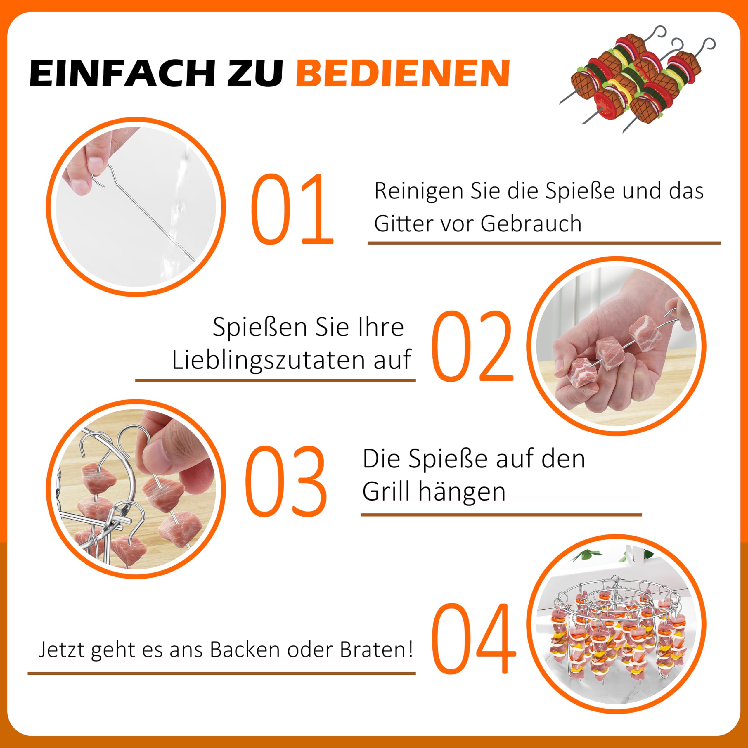 homikit-hei-luftfritteuse-zubeh-r-grillrost-16cm-36-spie-e image 5