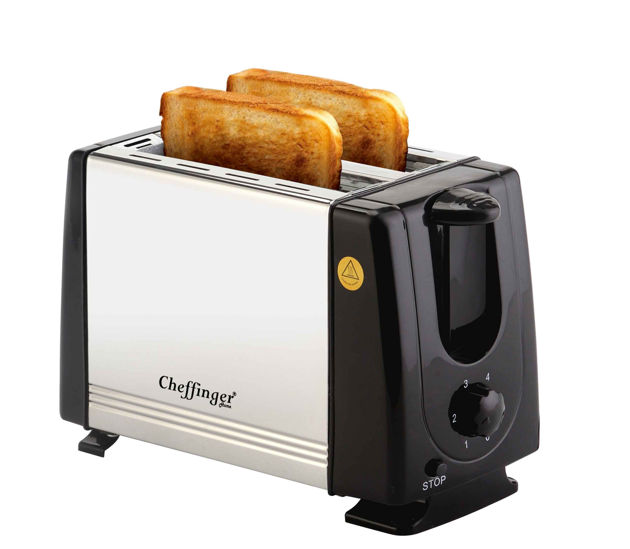 cheffinger-cf-t02-toaster-2-scheiben-edelstahl image 1