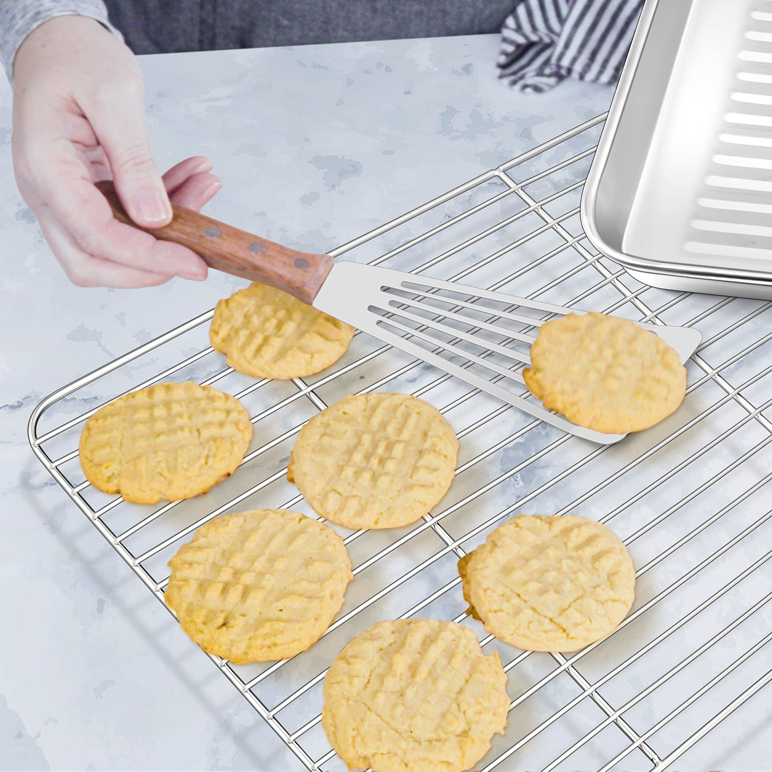 homikit-bakeware-backblech-mit-gitter-31cm-edelstahl image 6
