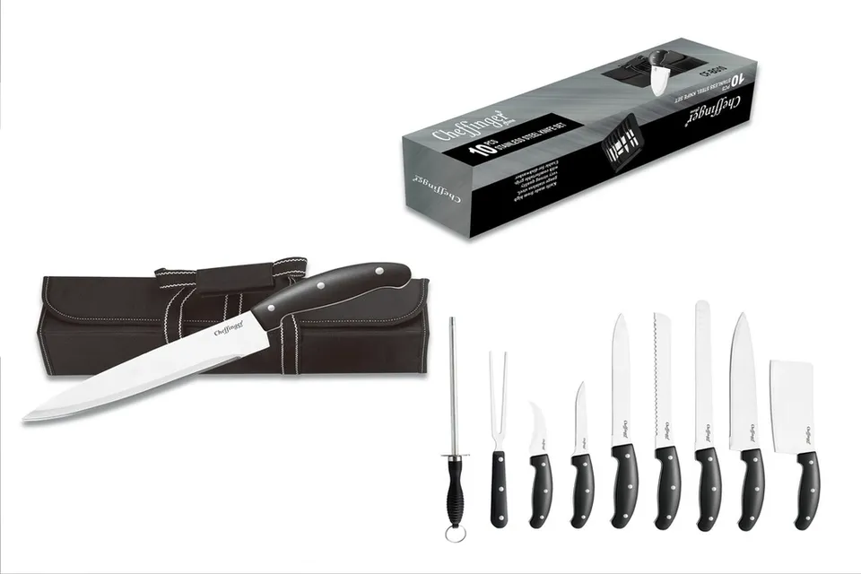 cheffinger-cf-bg10-messerset-10-tlg-edelstahl-mit-tasche image 1