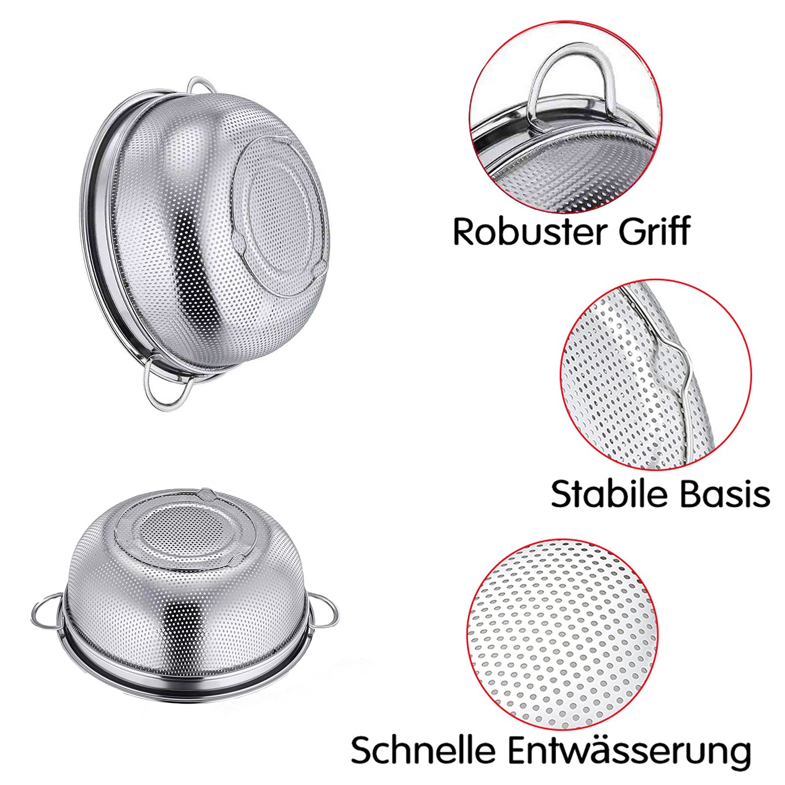 homikit-kitchen-gadgets-nudelsieb-20cm-edelstahl-abtropfsieb image 3