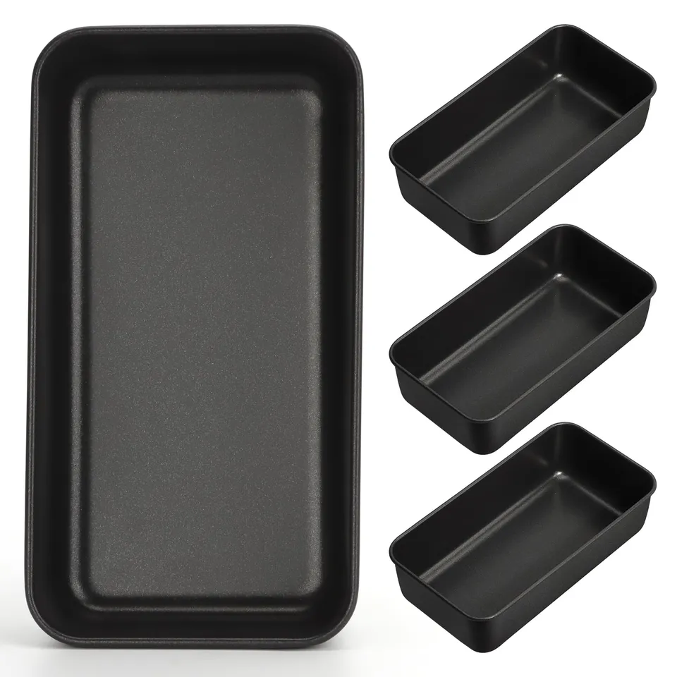 homikit-bakeware-kastenform-4er-set-edelstahl-antihaft image 1
