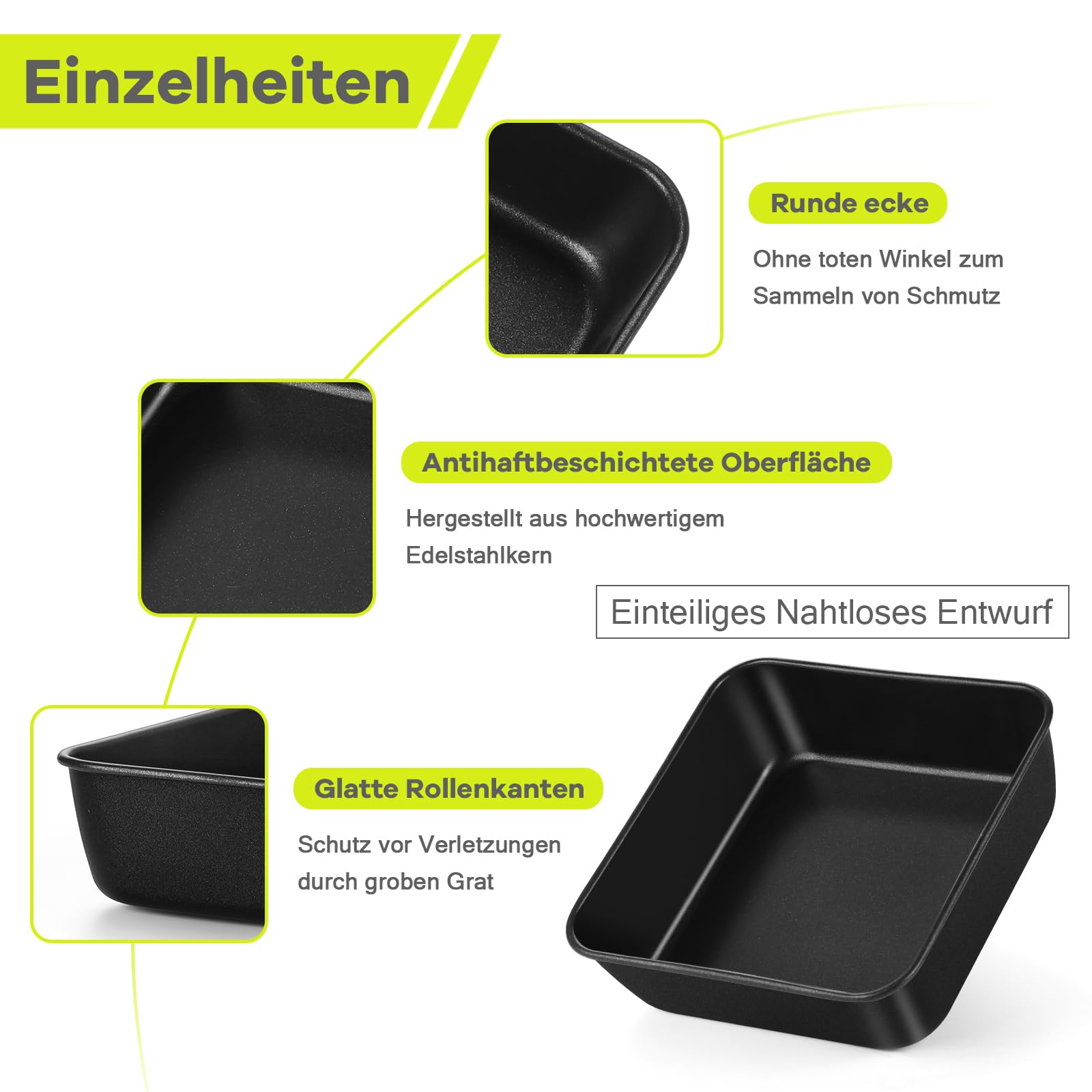 homikit-bakeware-auflaufform-3er-set-eckig-antihaftbeschichtet image 3