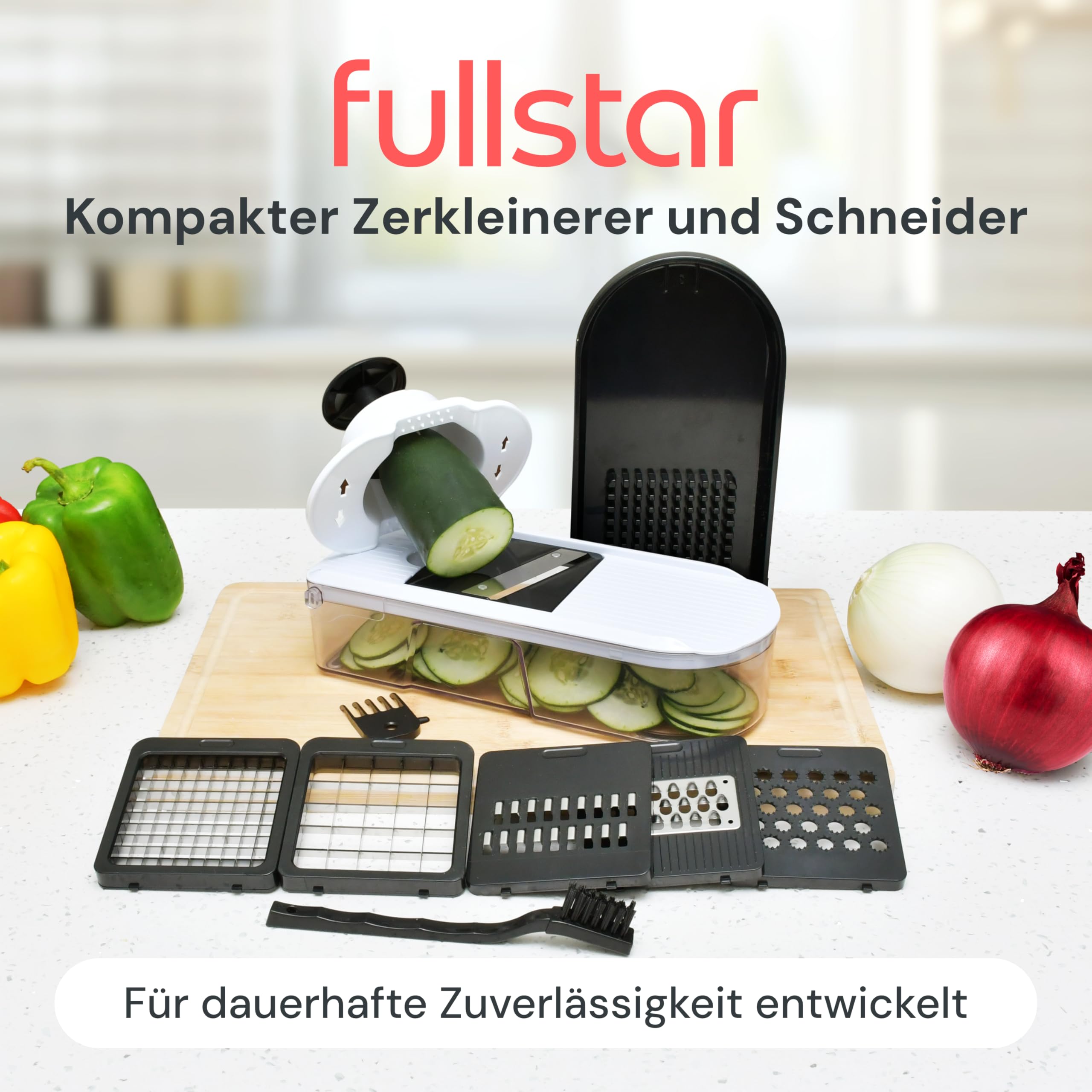 fullstar-pro-core-gem-seschneider-6-in-1-wei-mit-edelstahlklingen image 2