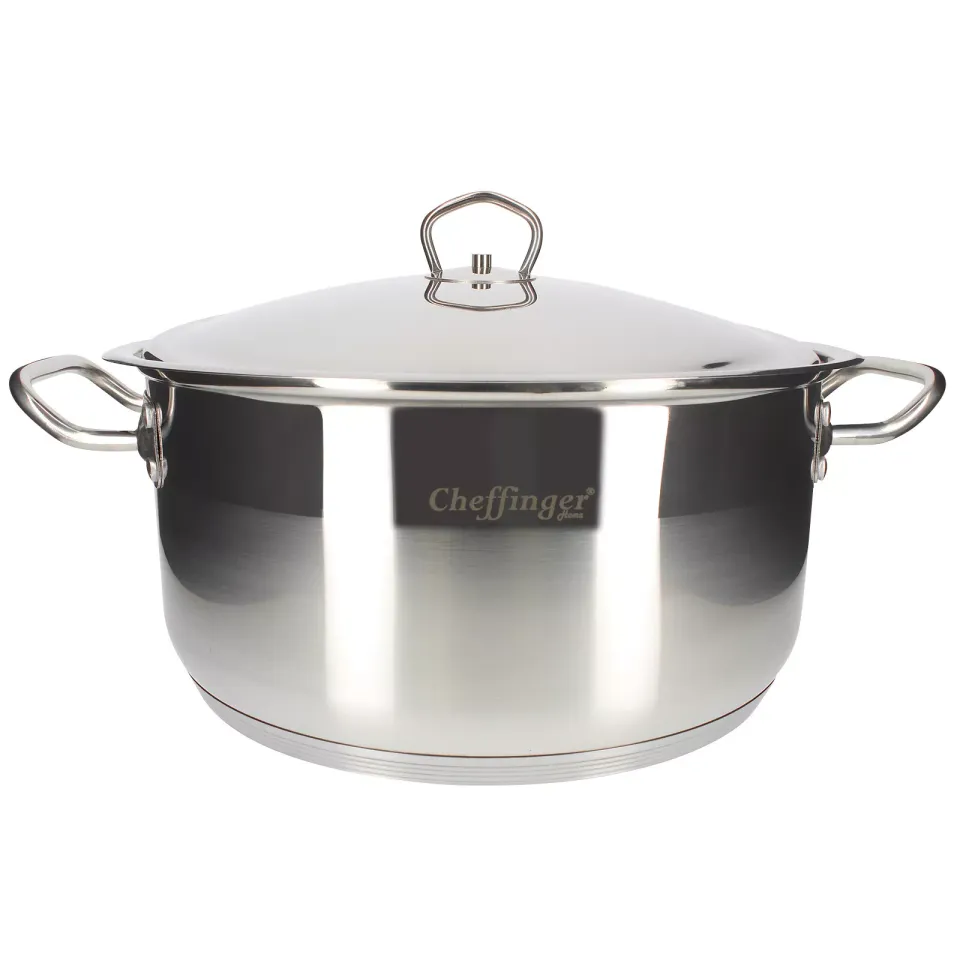 cheffinger-cookware-cf-ss30-sh-edelstahltopf-30-cm image 1
