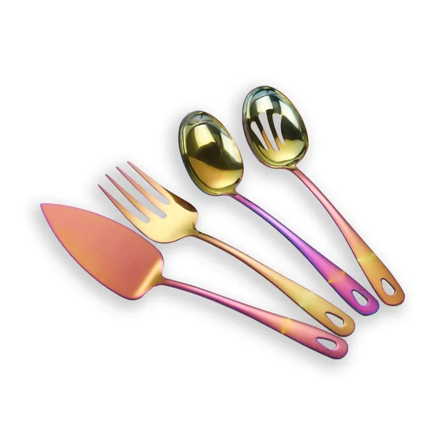 berglander-serving-set-rainbow-4-tlg-vorlegebesteck-edelstahl image 1