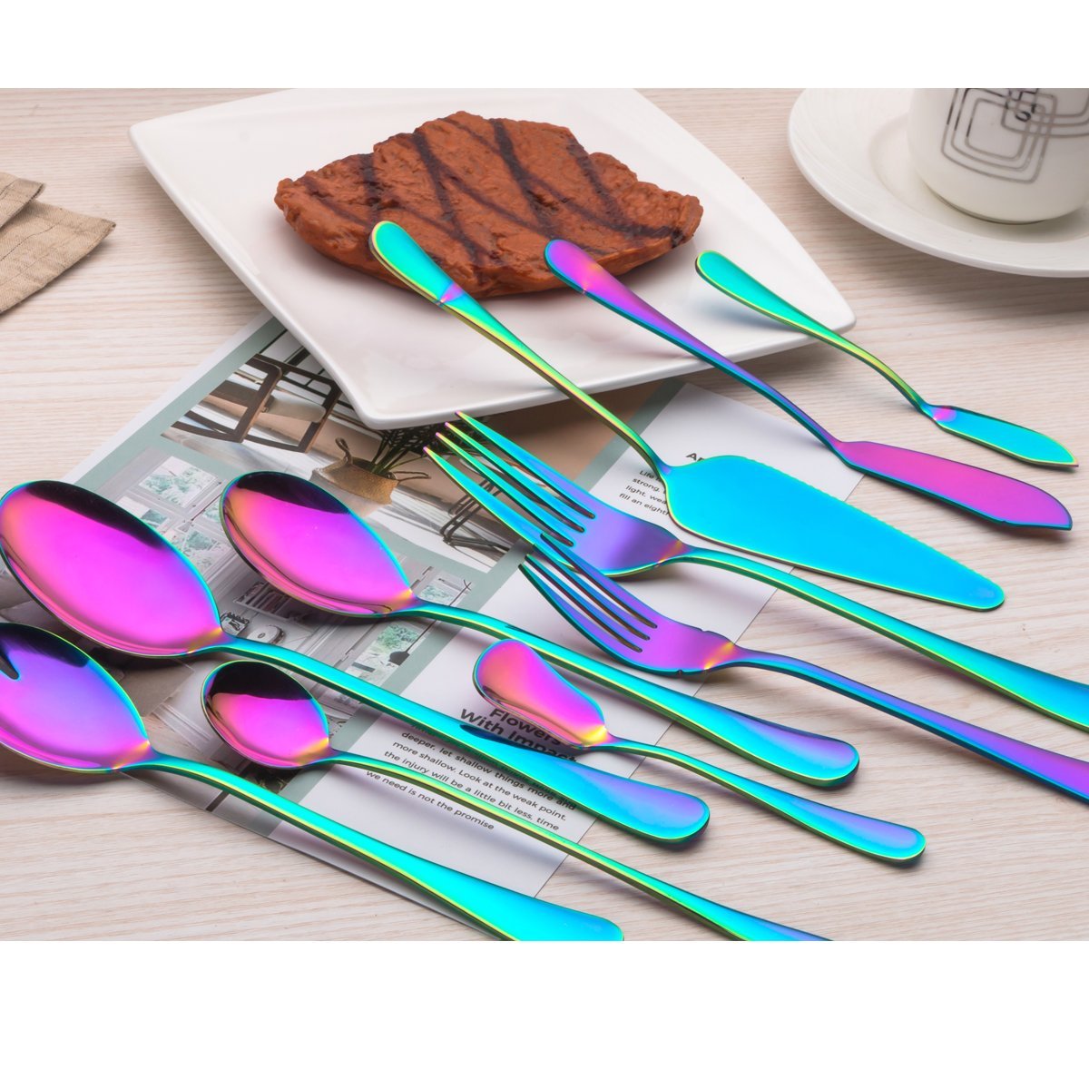 berglander-serving-set-vorlegebesteck-regenbogen-edelstahl-9-teilig image 4