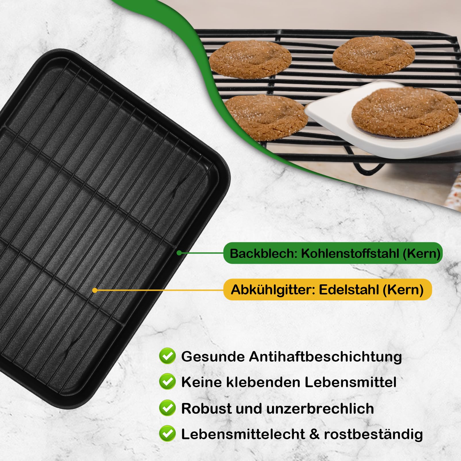 homikit-bakeware-ofenblech-klein-mit-gitter-antihaft image 4