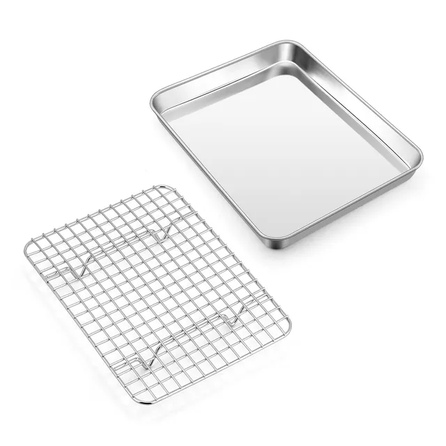 homikit-bakeware-backblech-mit-gitter-23-6cm-edelstahl image 1