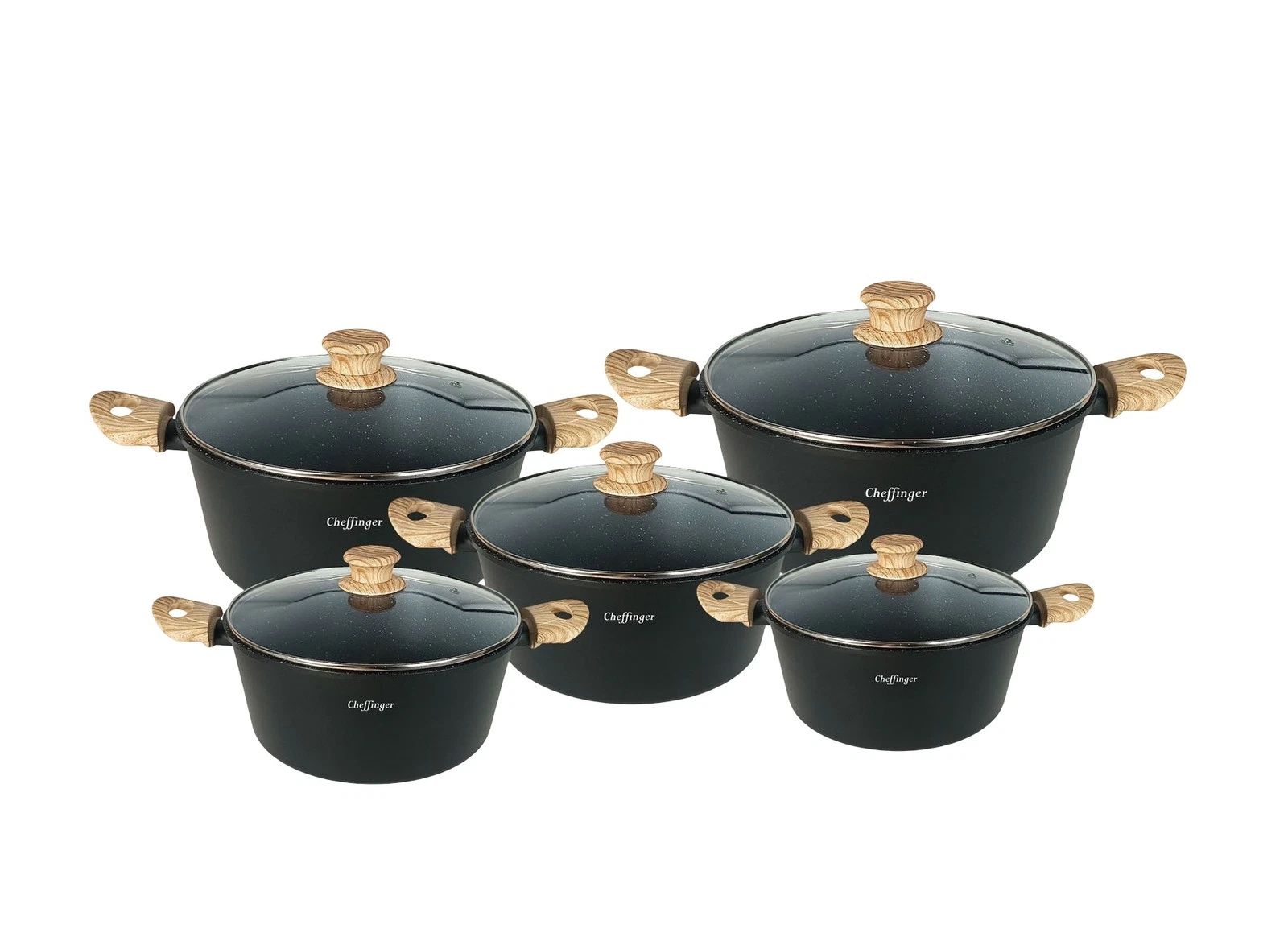 cheffinger-cookware-cf-cs01-topfset-schwarz-antihaft image 1