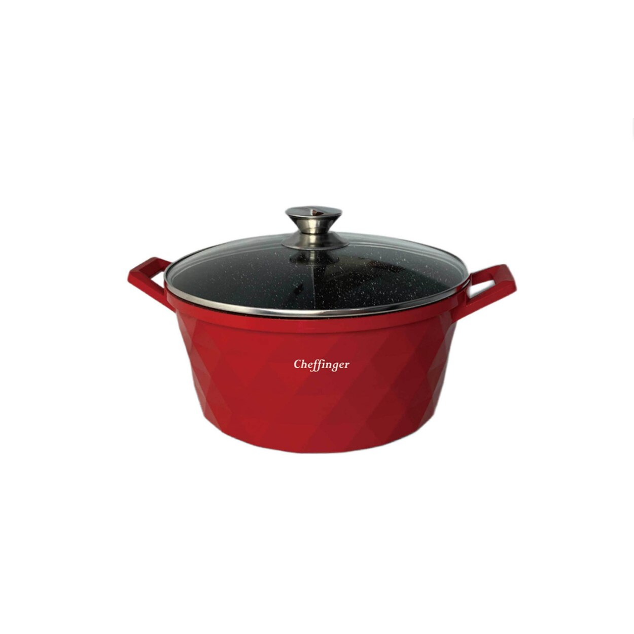 cheffinger-cookware-cf-diac32-s-bratpfanne-32cm-rot image 1