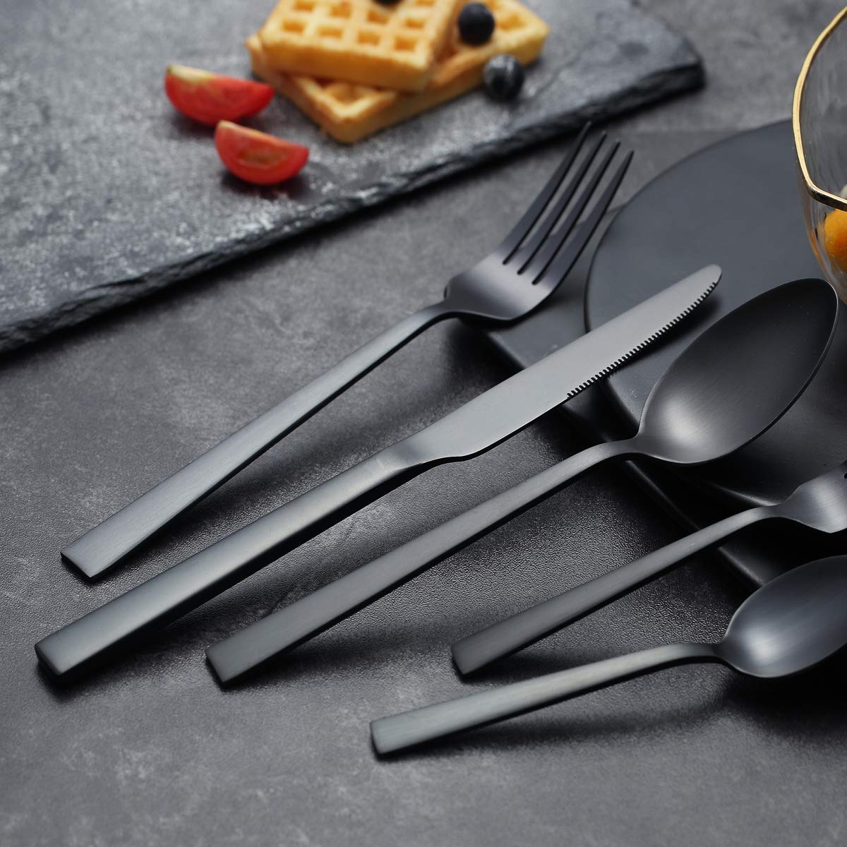 berglander-cutlery-set-besteckset-30-tlg-schwarz-6-personen image 3