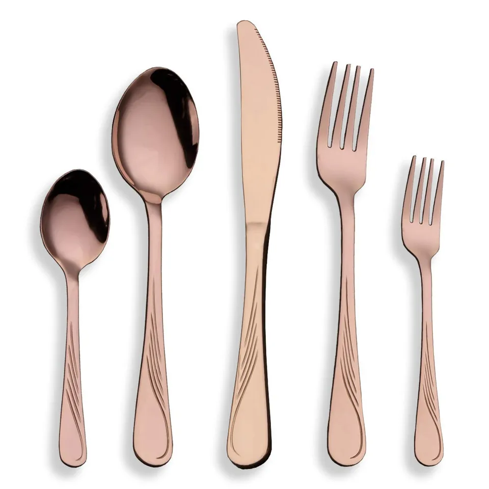 berglander-cutlery-set-besteckset-30-tlg-ros-gold-titan image 1