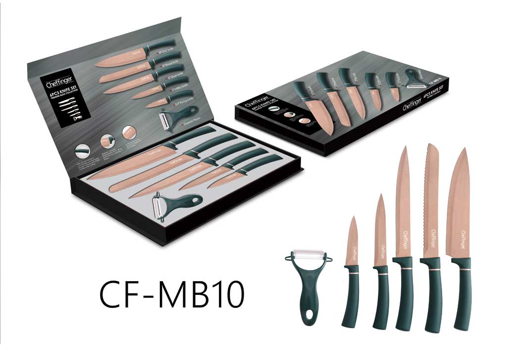 cheffinger-cf-mb10-k-chenmesser-kochmesser-schwarz image 1