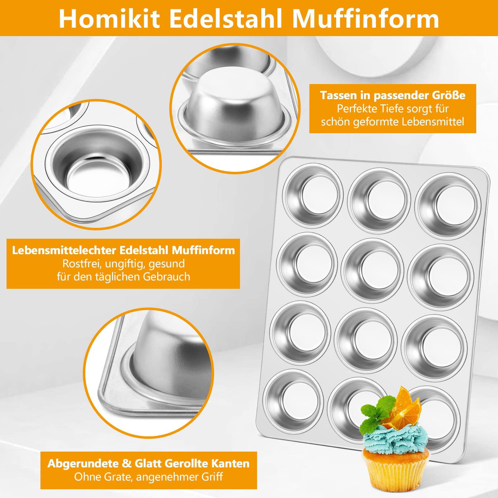 homikit-bakeware-muffinform-edelstahl-12er-mit-f-rmchen image 3
