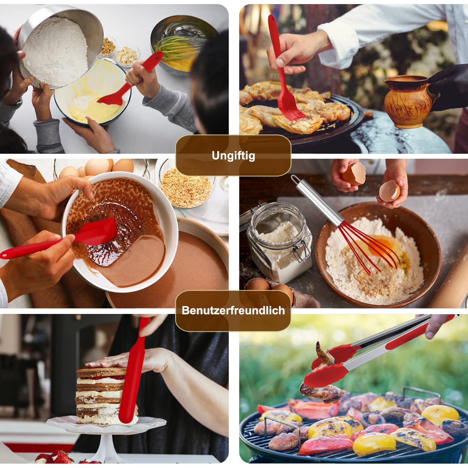 homikit-kitchen-gadgets-k-chenhelfer-set-17-teilig-rot-silikon image 6