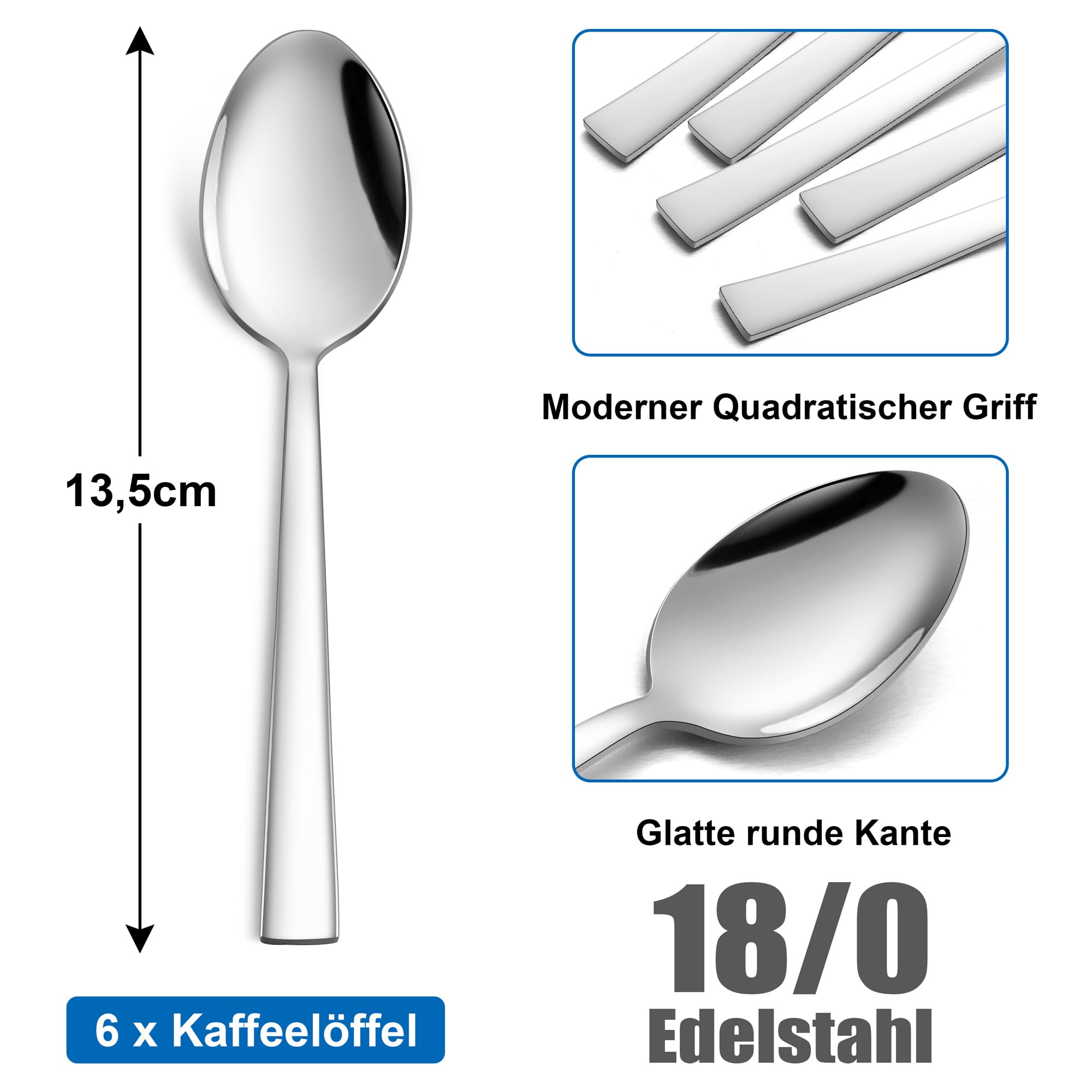 homikit-flatware-kaffeel-ffel-6er-13-5cm-edelstahl image 2