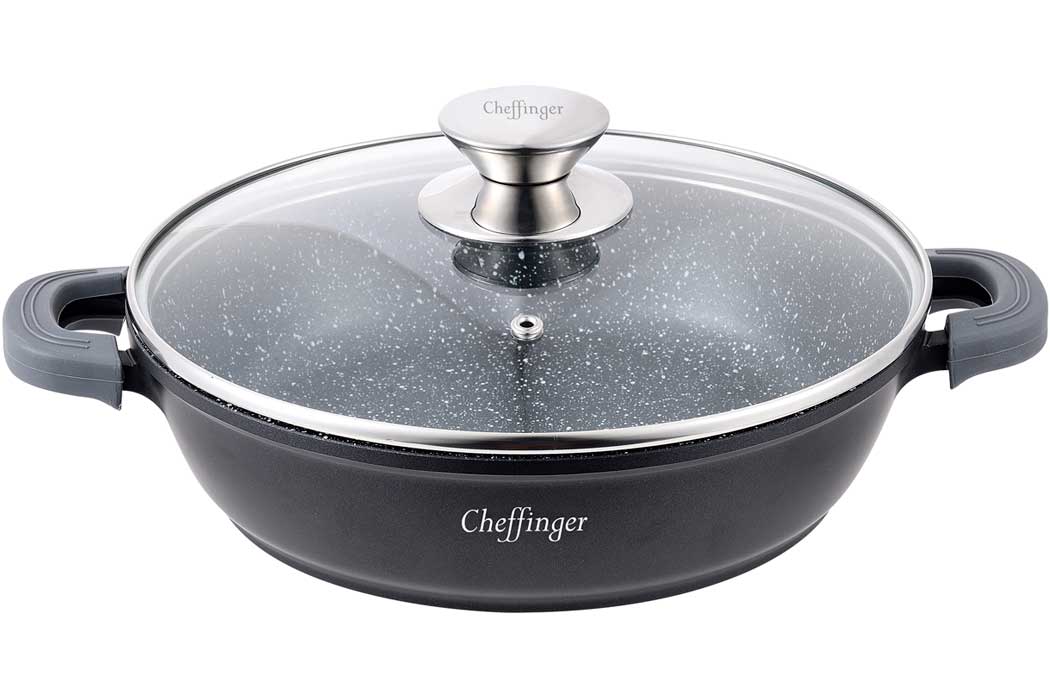 cheffinger-cookware-cf-sc28-schmortopf-28cm-antihaft image 1