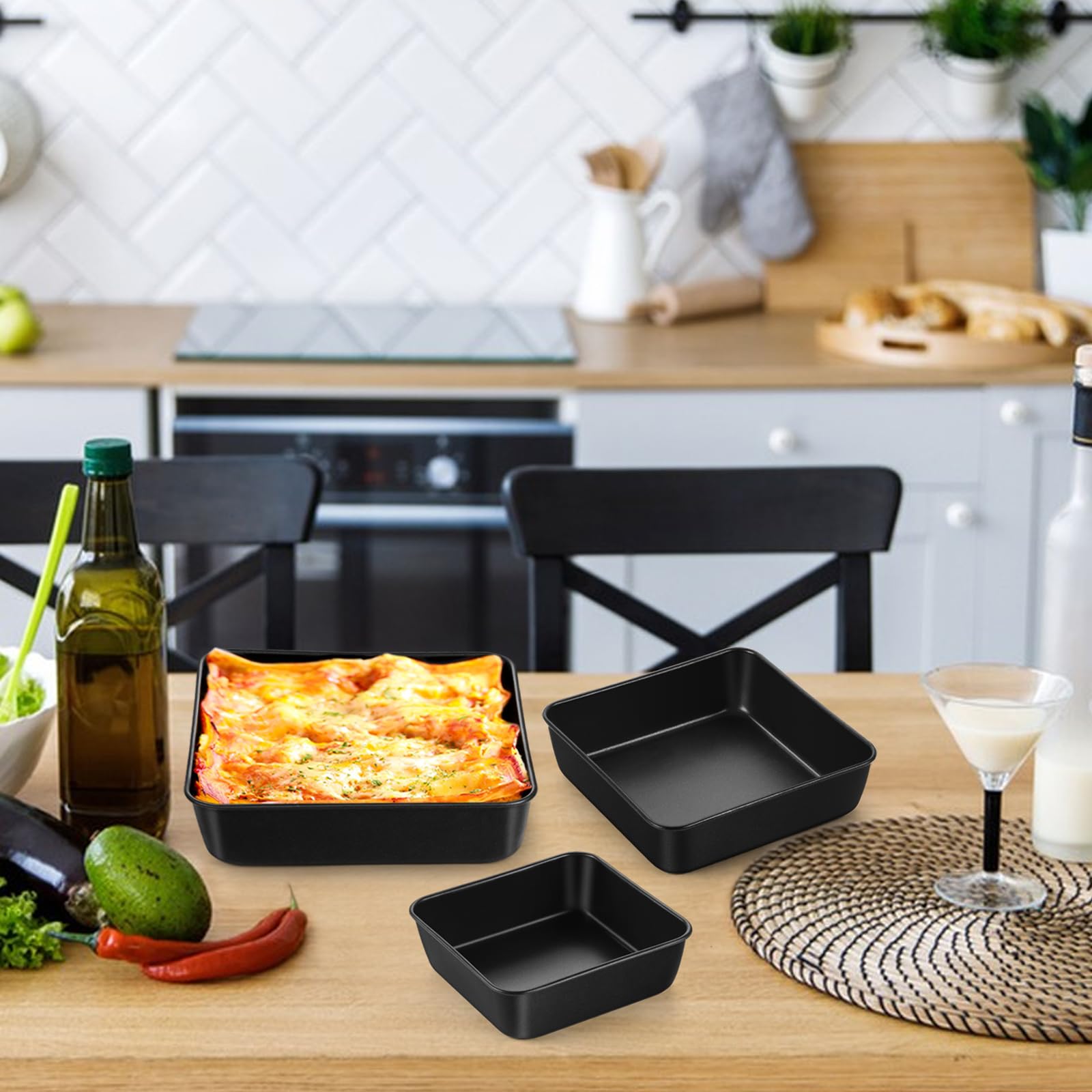 homikit-bakeware-auflaufform-3er-set-eckig-antihaftbeschichtet image 6