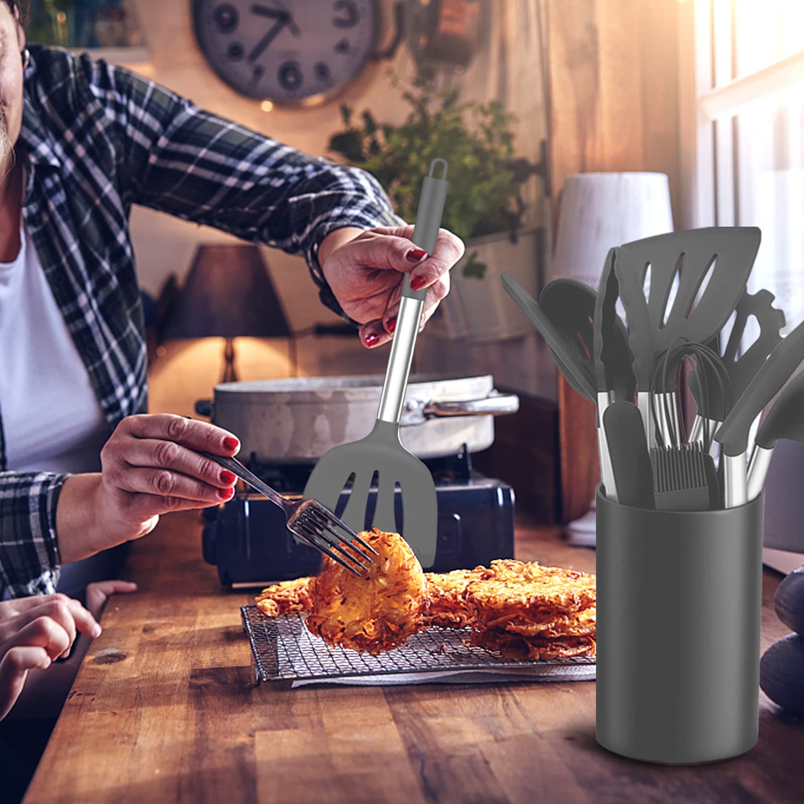 homikit-kitchen-gadgets-k-chenhelfer-set-17-teilig-grau-silikon image 3