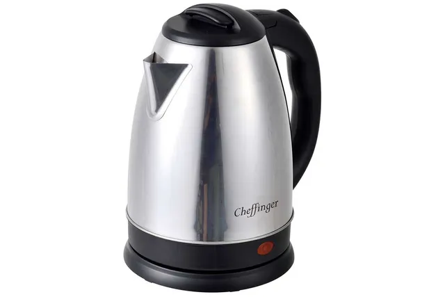 cheffinger-cf-ssk1-8-wasserkocher-edelstahl-1-8-l-silber image 1