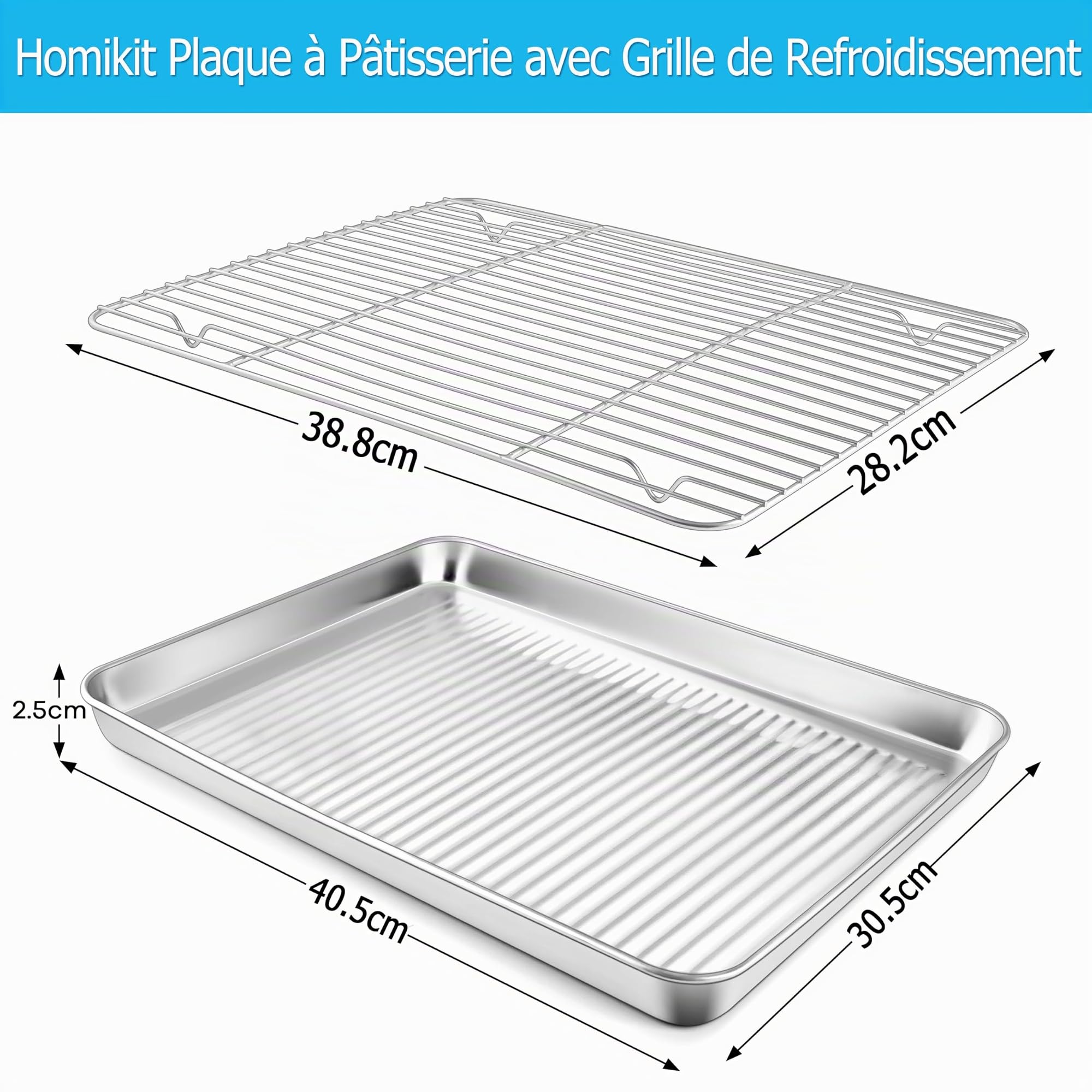 homikit-bakeware-backblech-mit-gitter-40-5cm-edelstahl image 2