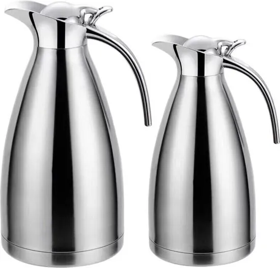 cheffinger-utensils-thermosflaschen-1l-1-5l-silber-edelstahl image 1