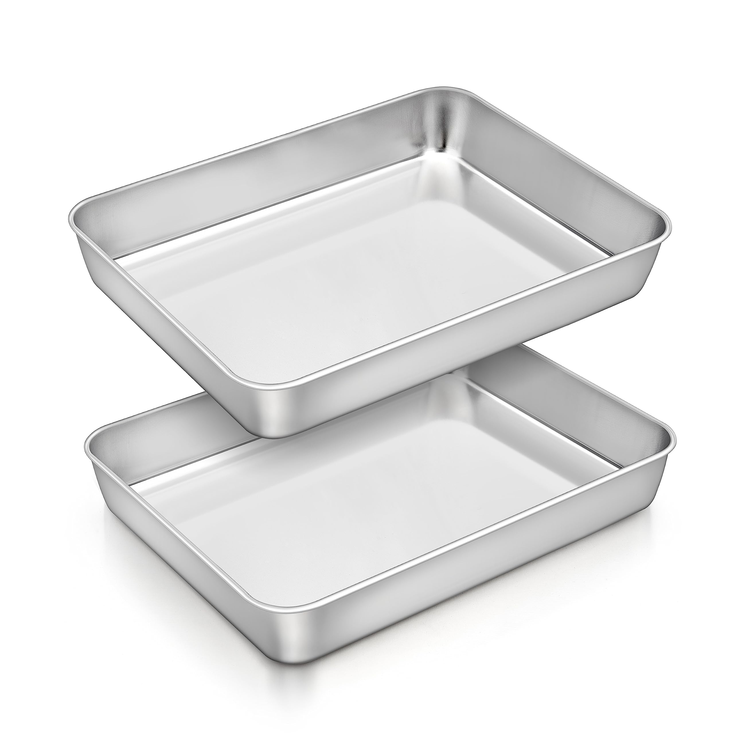 homikit-bakeware-auflaufform-26-5-cm-backblech-2er-set-edelstahl image 1