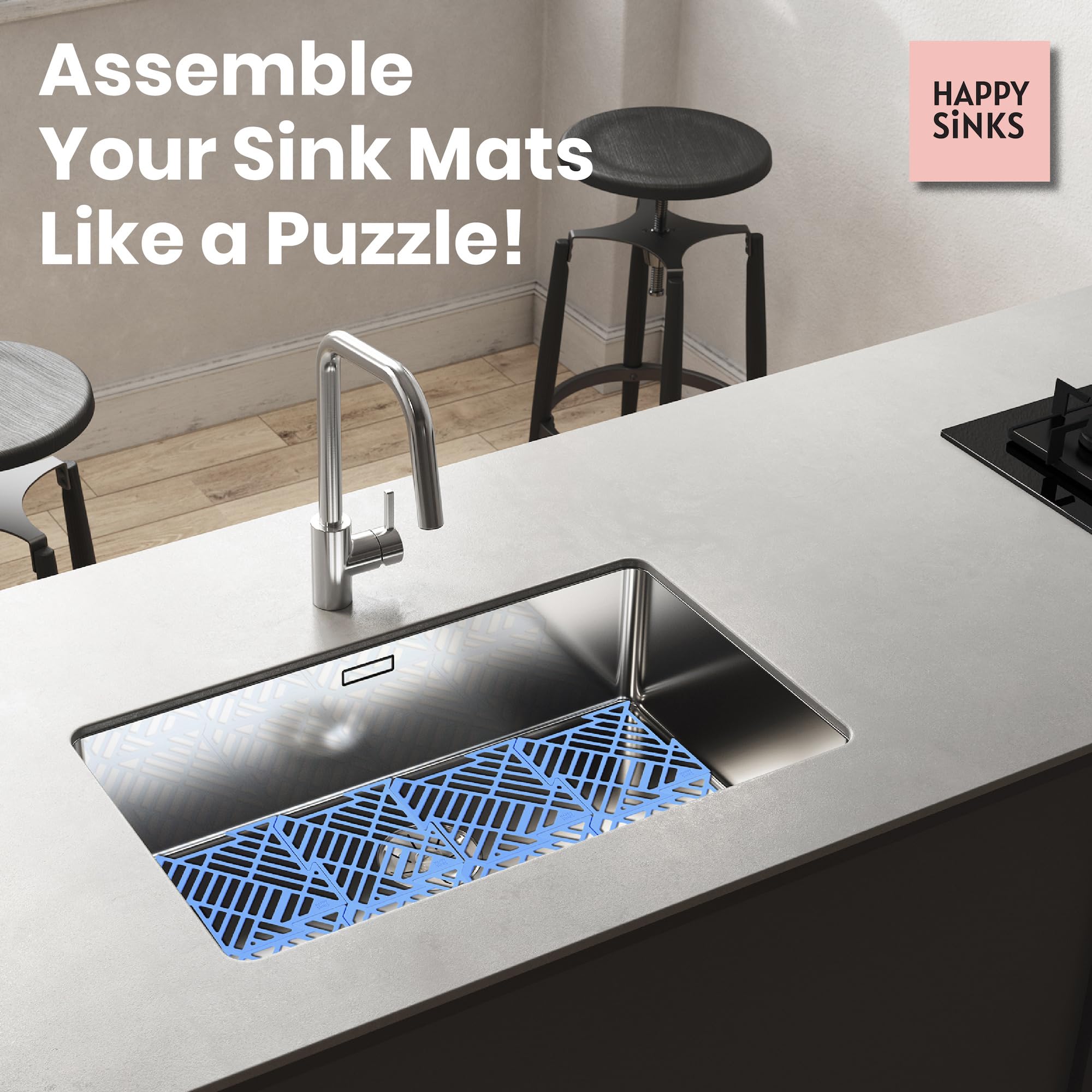 happy-sinks-sink-accessories-sp-lbeckenmatte-seeblau-4er-set image 5